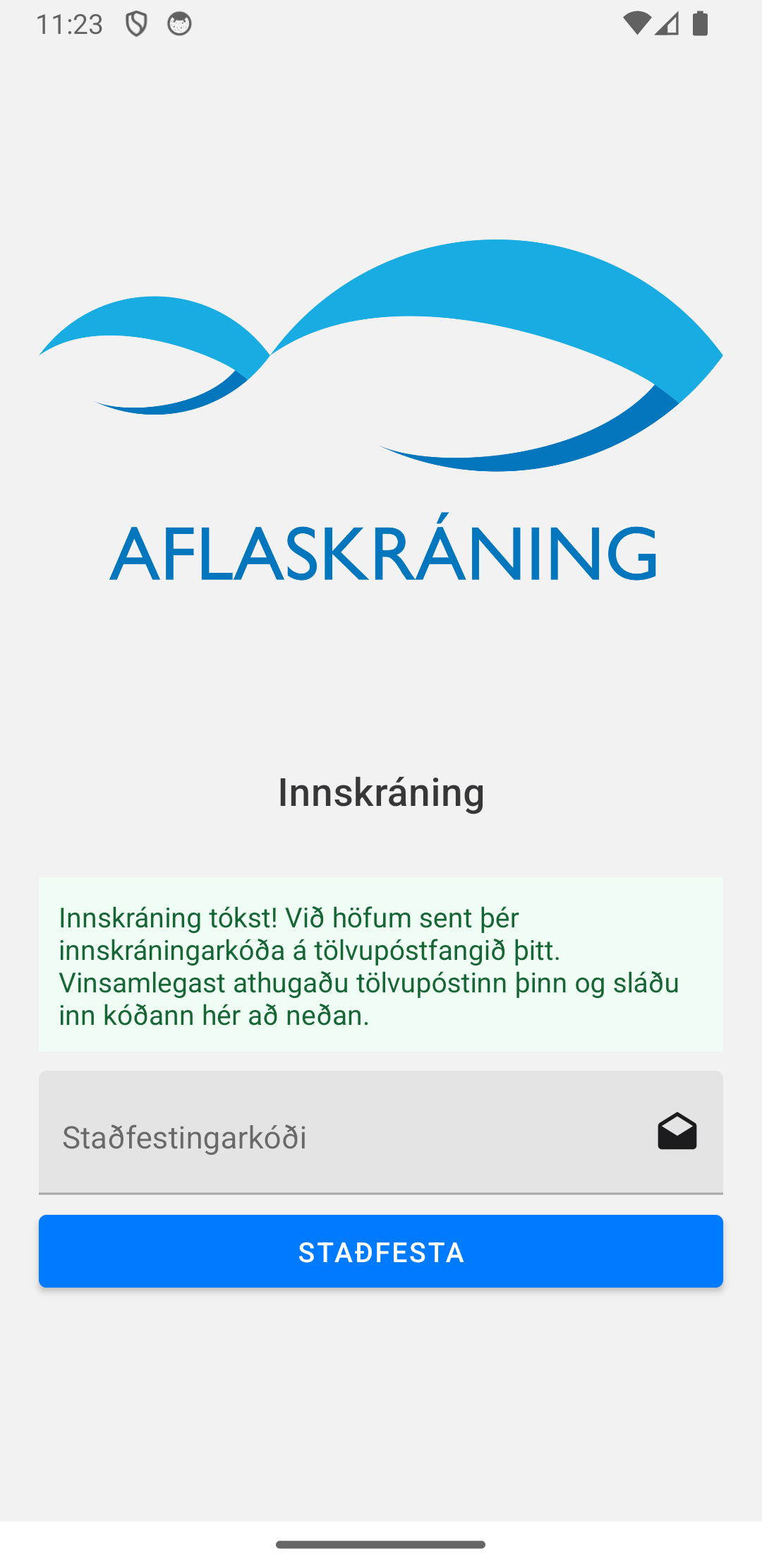 Netfangs staðfesting